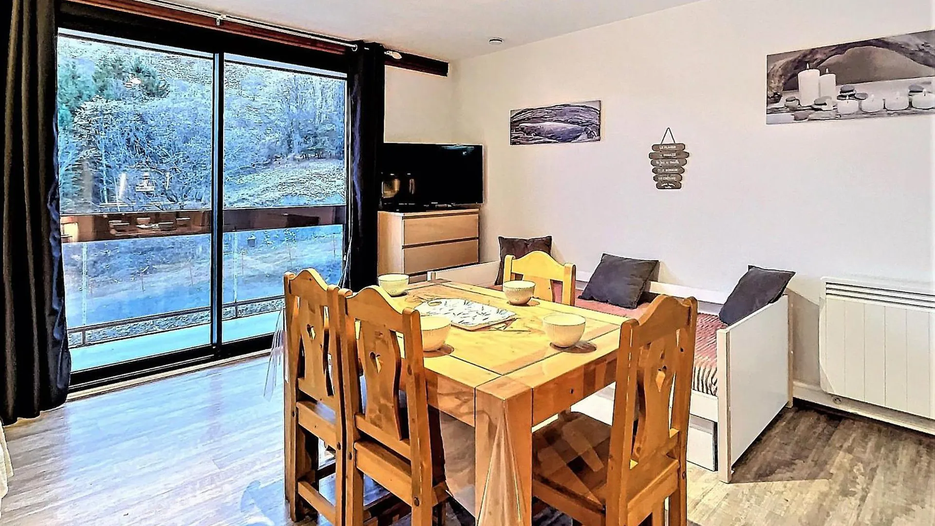 Studio Renove - Pied Des Pistes - Balcon Sud - Acces Piscine Chauffee - Fr-1-267-249 Villarembert Appartamento